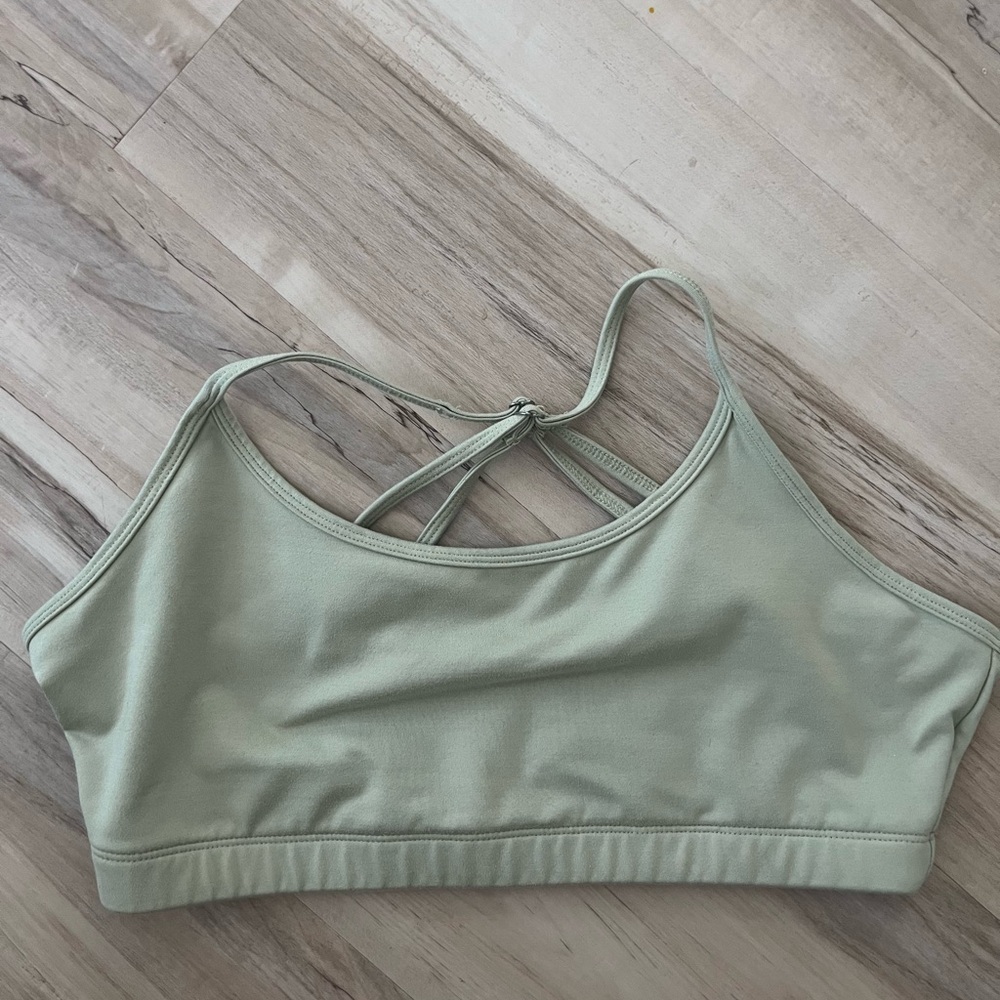 Reformation EcoStretch Light Green Sports Bra